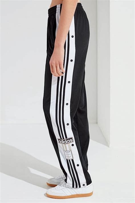 adidas tear away track pants.